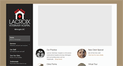 Desktop Screenshot of lacroixpetcare.com